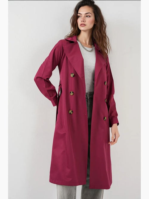 Trench long ceinturé bdart - Kiabi Trench long ceinturé bdart - Kiabi