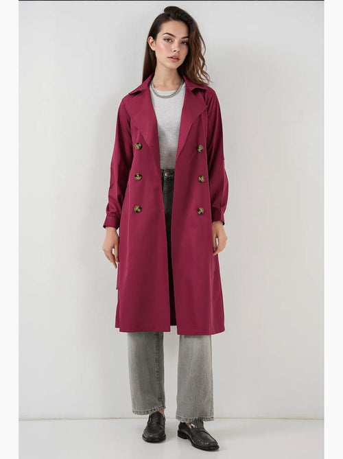 Trench long ceinturé bdart - Kiabi Trench long ceinturé bdart - Kiabi