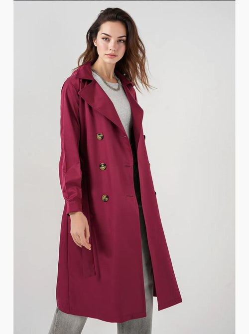 Trench long ceinturé bdart - Kiabi Trench long ceinturé bdart - Kiabi