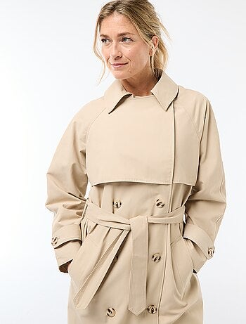 Trench long double boutonnage