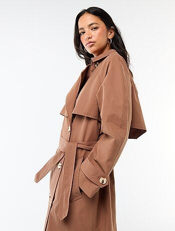 Trench long double boutonnage