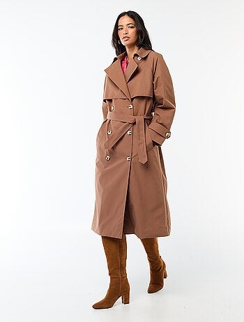 Trench long double boutonnage