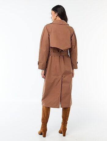 Trench long double boutonnage