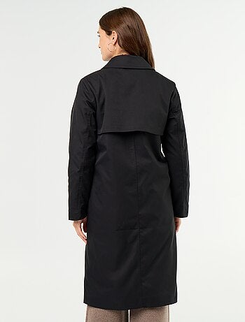 Trench mi-long doublure intérieure