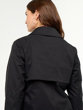 Trench mi-long doublure intérieure