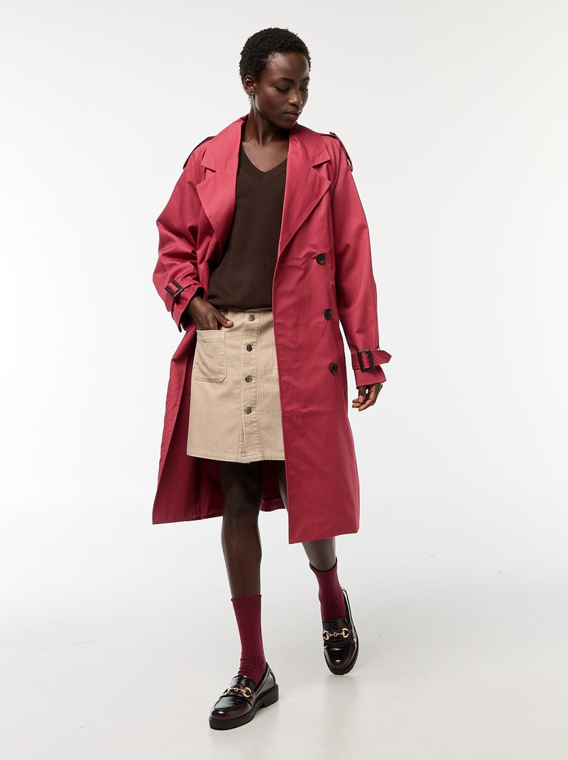 Trench Court Kiabi Kiabi Trench Femme Fluide Trench Fluide Vert