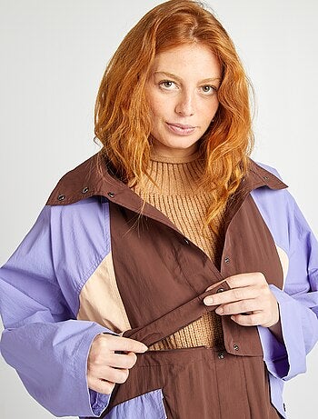 Trench oversize 2 en 1