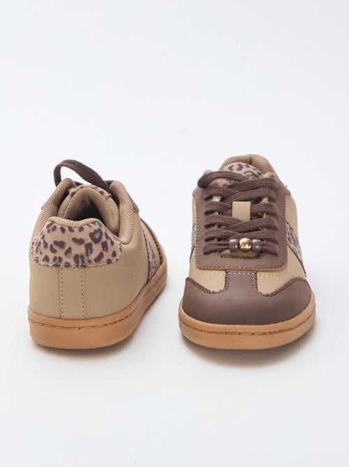 Trendy sneakers met luipaardprint - Kiabi