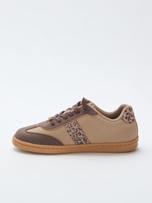 Trendy sneakers met luipaardprint - Kiabi