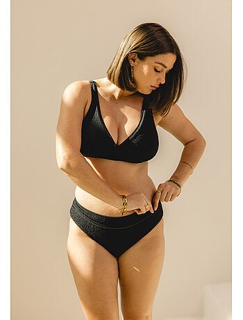 Triangel-bikinitop met uitneembare cups byala