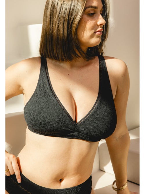 Triangel-bikinitop met uitneembare cups byala - Kiabi