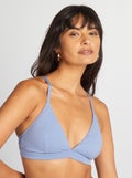 Triangelbeha met uitneembare vullingen BLAUW - Kiabi