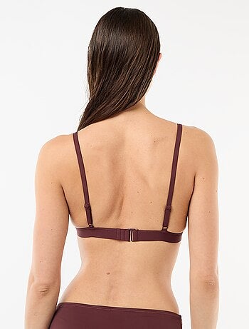 Triangle de bain avec bords macramé