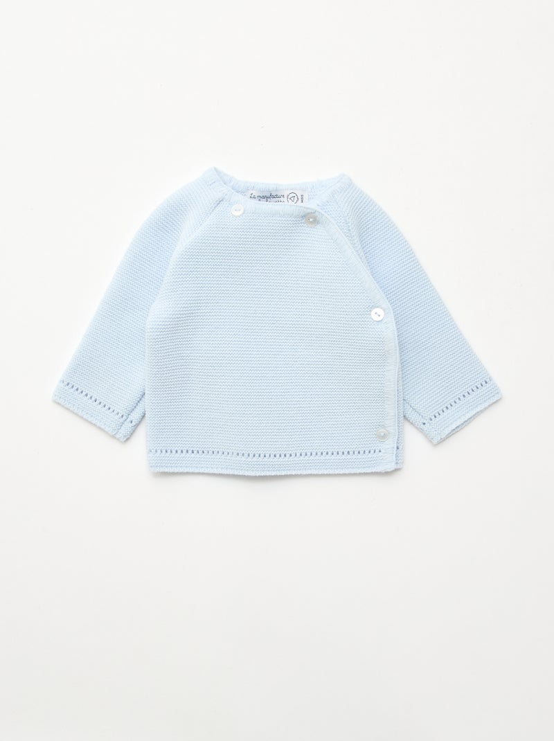 Tricot beha 'La manufacture de Layette' Blauw - Kiabi