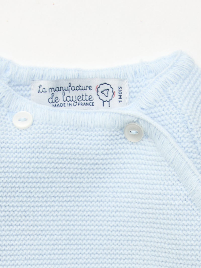 Tricot beha 'La manufacture de Layette' Blauw - Kiabi