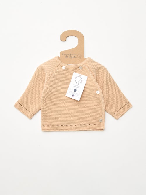 Tricot beha 'La manufacture de Layette' - Kiabi