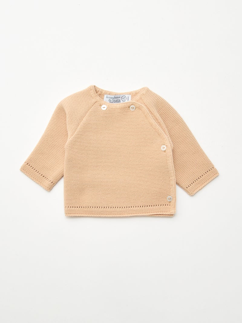 Tricot beha 'La manufacture de Layette' Bruin - Kiabi