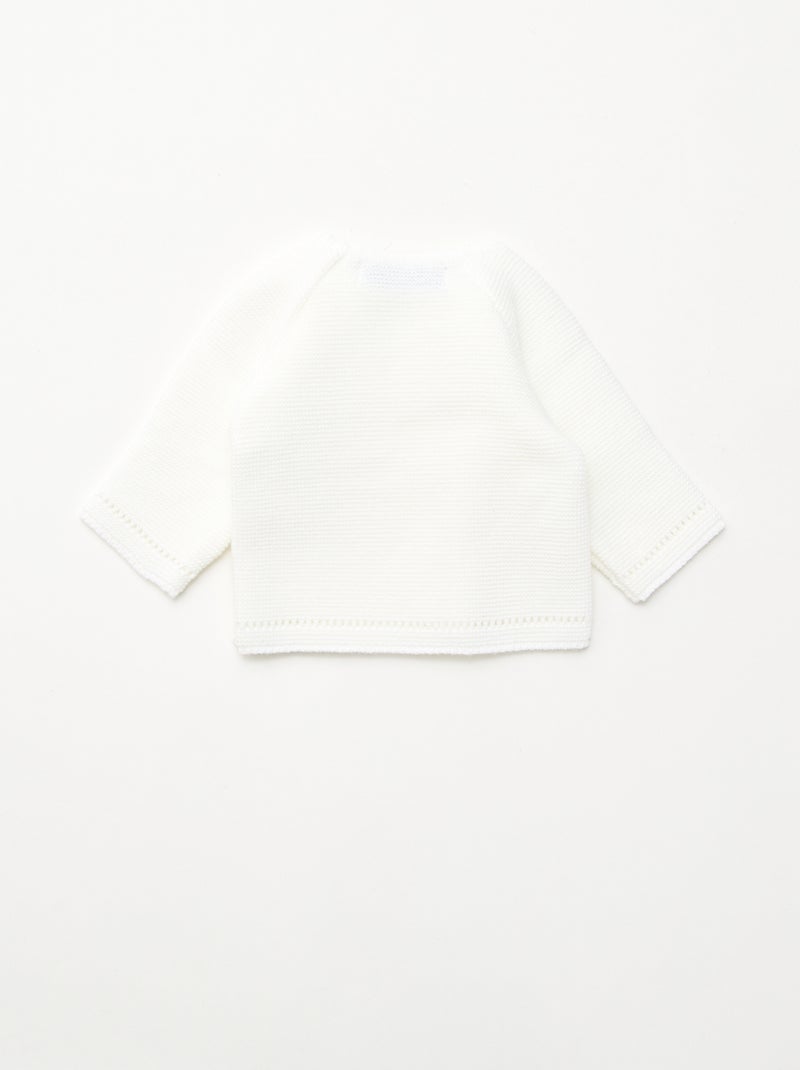Tricot beha 'La manufacture de Layette' Wit - Kiabi