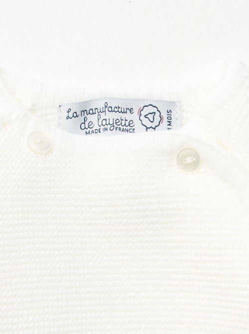 Tricot beha 'La manufacture de Layette' - Kiabi