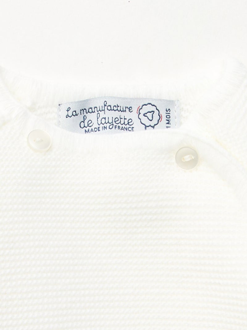 Tricot beha 'La manufacture de Layette' Wit - Kiabi