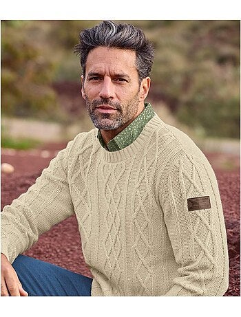 Tricot kabeltrui Country Man - ATLAS FOR MEN