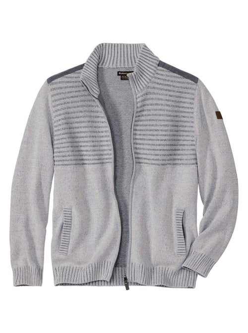 Tricotvest met ritssluiting Atlas - ATLAS FOR MEN - Kiabi