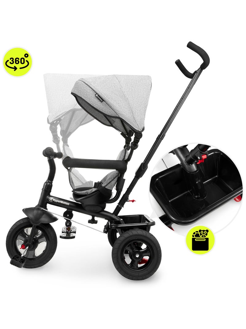Tricycle evolutif bébé 1-4 ans, vélo enfant pliable, poignée confortable, poussoir, siège réversible N/A - Kiabi