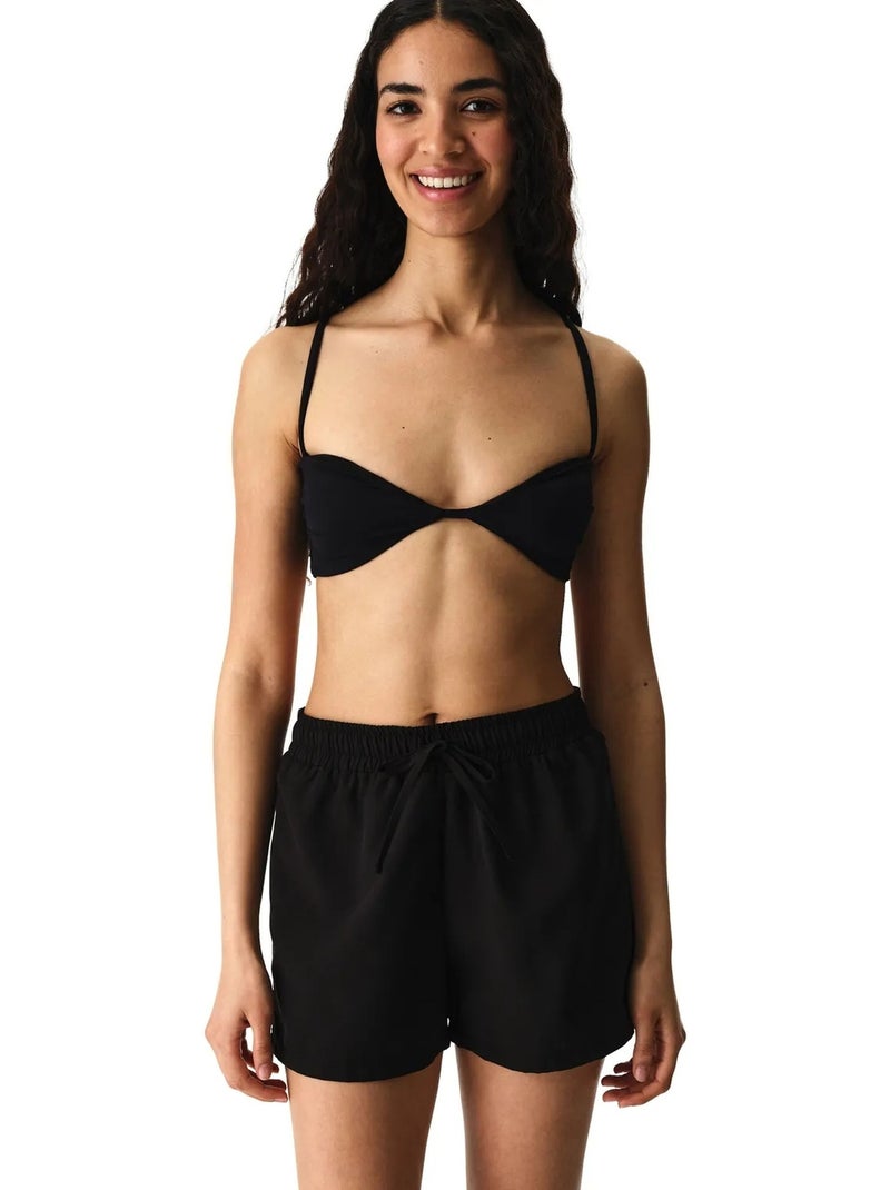 Trim dameszwemshort penti Zwart - Kiabi
