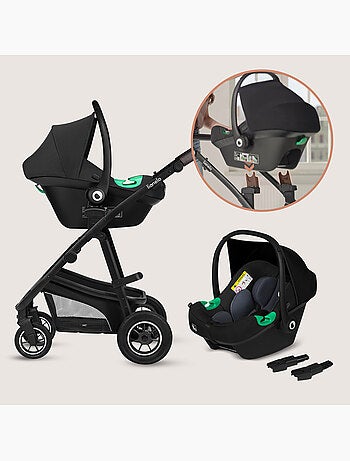 Trio kinderwagen LIONELO Bianka– Tot 22 kg – Set met kinderwagen, reiswieg, autostoel en accessoires