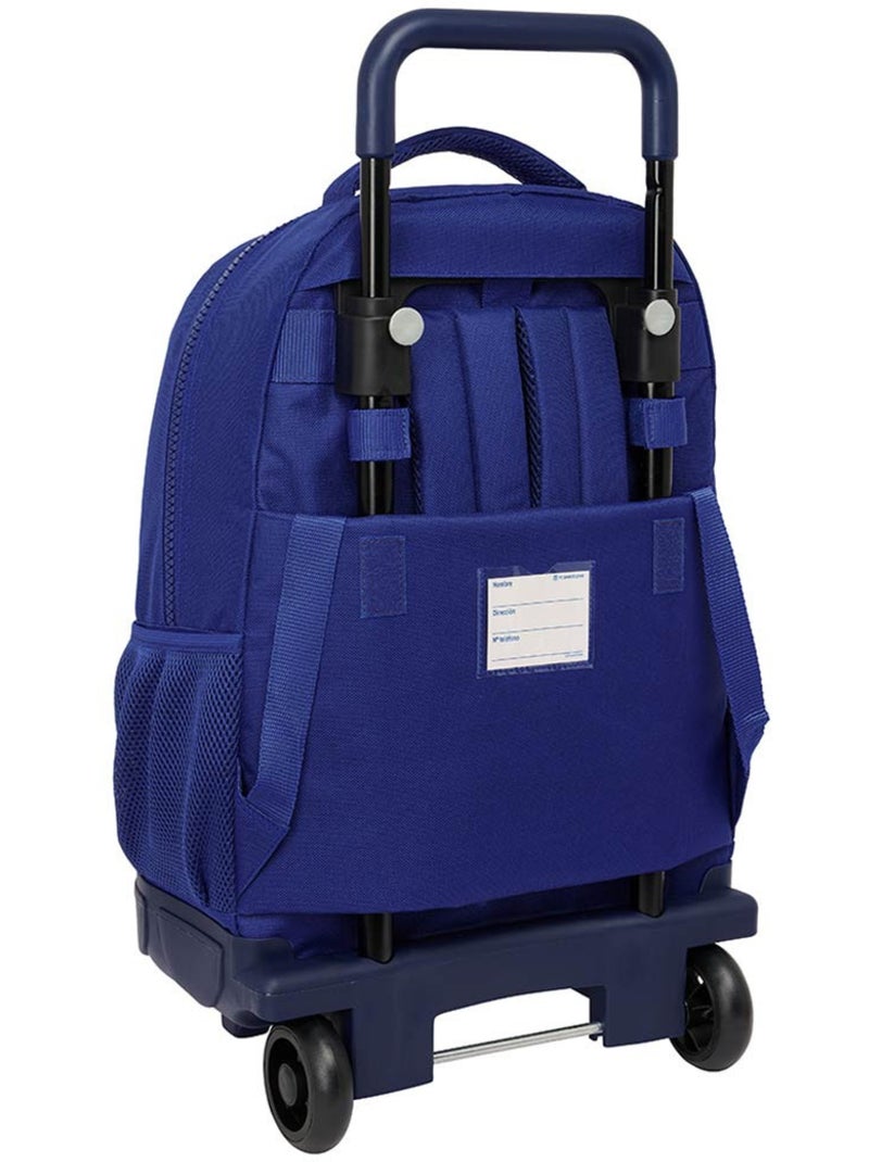 Trolley avec Sac à Dos amovible FC Barcelone Ecusson 45 CM Bleu Rouge - Kiabi