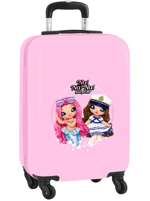 Trolley cabine rigide 20" Na!Na!Na! Surprise – 4 roues, serrure - Kiabi