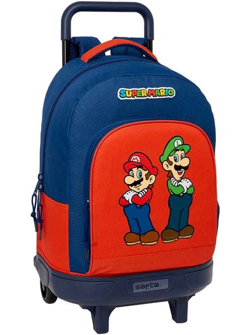 Trolley cartable à roulettes Super Mario Mamma Mia polyester 600D 22 L - Kiabi Trolley cartable à roulettes Super Mario Mamma Mia polyester 600D 22 L - Kiabi