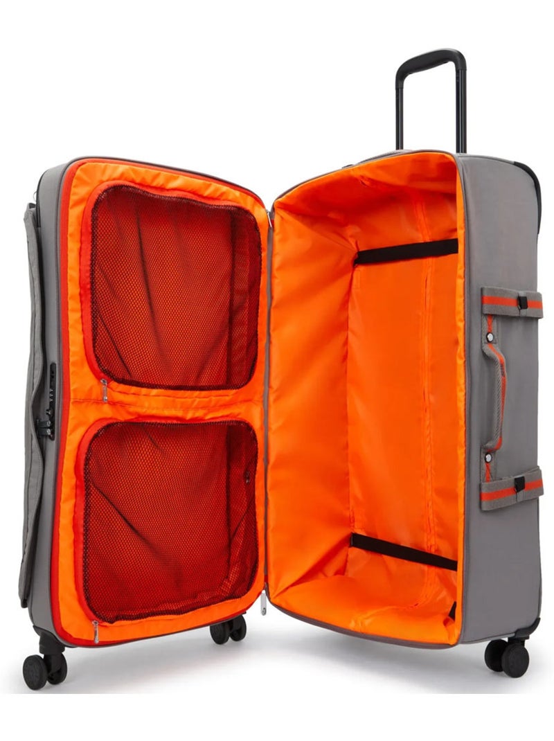 Trolley Kipling Spontaneous L 78 cm textiel waterdicht 101 L Oranjegrijs Grijs - Kiabi