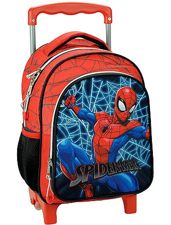 Trolley rugzak bedrukt Spider-Man van stof GIM