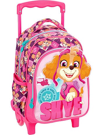 Trolley sac à dos 30 cm Pat Patrouille Skye en tissu renforcé GIM
