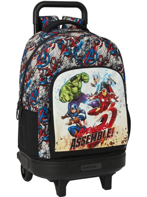 Trolley School Avengers Assemble met tas afneembaar 45 cm - Kiabi