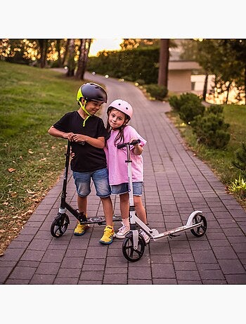 Trottinette 2 roues pliable enfants ados roues 200 mm avec suspension – hypermotion