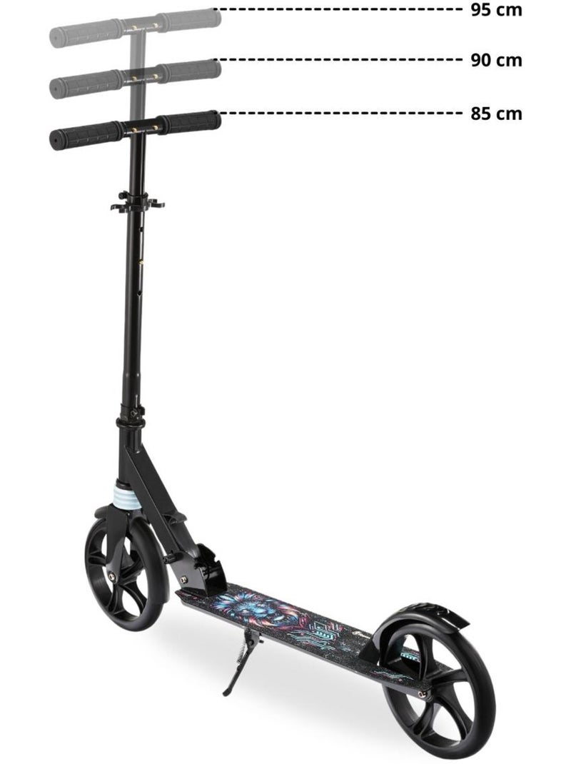 Trottinette 2 roues pliable enfants ados roues 200 mm avec suspension – hypermotion N/A - Kiabi