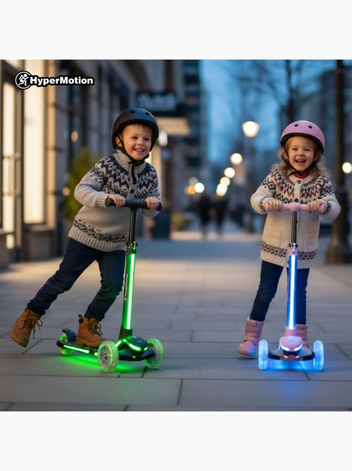 Trottinette 3 roues hypermotion becky led dès 3 ans - Kiabi Trottinette 3 roues hypermotion becky led dès 3 ans - Kiabi