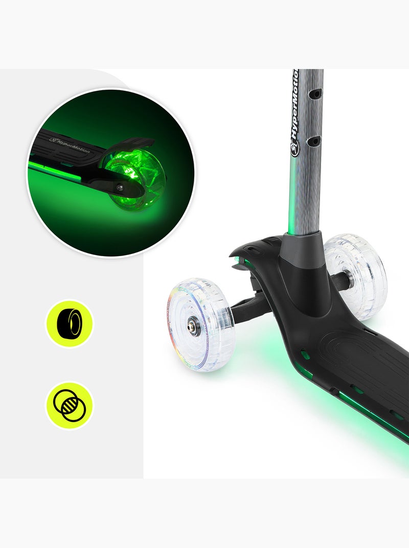 Trottinette 3 roues hypermotion becky led dès 3 ans Noir - Kiabi