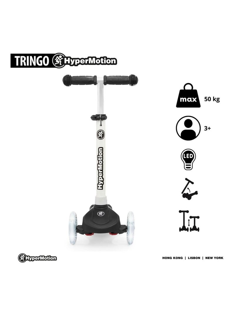 Trottinette 3 roues lumineuses led réglable 50kg hypermotion N/A - Kiabi
