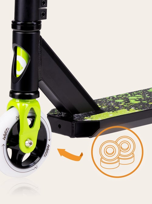 Trottinette acrobatique - LIONELO Whizz - Guidon large - Roulements ABEC-9 - Noir - Kiabi Trottinette acrobatique - LIONELO Whizz - Guidon large - Roulements ABEC-9 - Noir - Kiabi