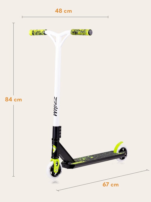 Trottinette acrobatique - LIONELO Whizz - Guidon large - Roulements ABEC-9 - Noir - Kiabi Trottinette acrobatique - LIONELO Whizz - Guidon large - Roulements ABEC-9 - Noir - Kiabi