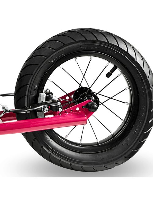 Trottinette enfant +5 hypermotion 115x56x89 cm roues 12" - charge 50 kg double frein montage facile - Kiabi Trottinette enfant +5 hypermotion 115x56x89 cm roues 12" - charge 50 kg double frein montage facile - Kiabi