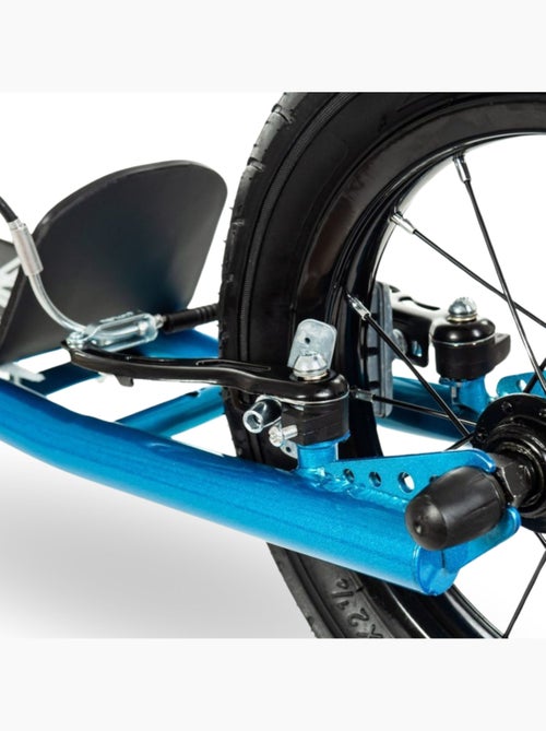 Trottinette enfant +5 hypermotion 115x56x89 cm roues 12" - charge 50 kg plateau large 2 freins - Kiabi Trottinette enfant +5 hypermotion 115x56x89 cm roues 12" - charge 50 kg plateau large 2 freins - Kiabi