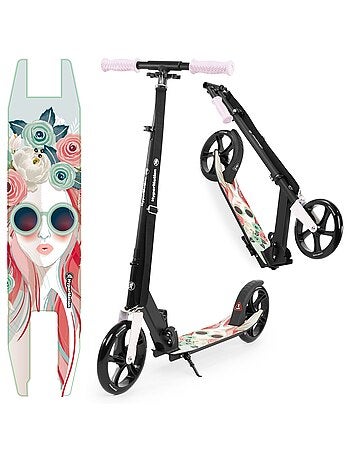 Trottinette enfant +7 ans 100kg, pliable, en aluminium hauteur réglable 88/93/98cm