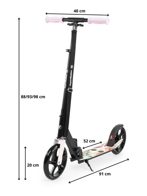 Trottinette enfant +7 ans 100kg, pliable, en aluminium hauteur réglable 88/93/98cm - Kiabi Trottinette enfant +7 ans 100kg, pliable, en aluminium hauteur réglable 88/93/98cm - Kiabi