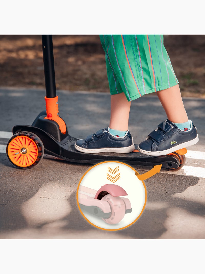 Trottinette enfant LIONELO Timmy - 3 Roues - LED Roulement - Hauteur réglable Rose - Kiabi