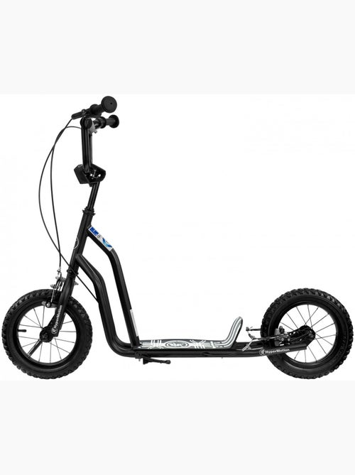 Trottinette enfant viva 12 noir avec grandes roues gonflables 12 pouces - Kiabi Trottinette enfant viva 12 noir avec grandes roues gonflables 12 pouces - Kiabi