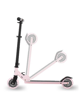 Trottinette enfants 3-8 ans pliable, max 40 kg, barre réglable, roues en polyuréthane